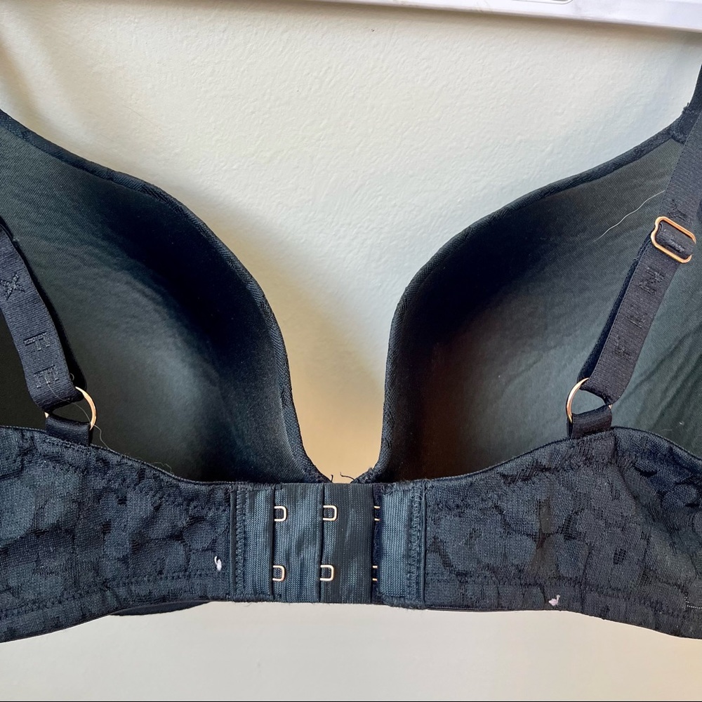 Savage X Fenty Leopard Lace Push Up Bra with X Charm - Picture 5 of 7